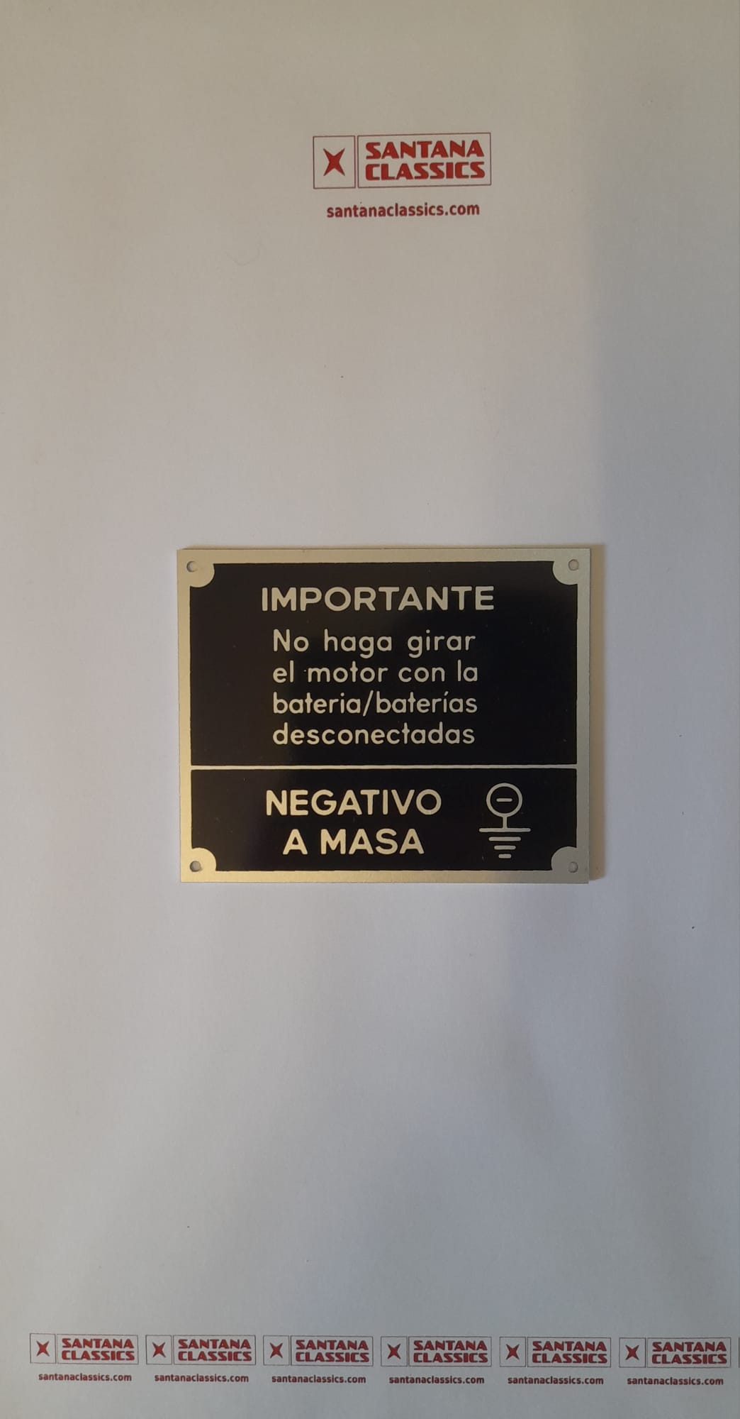 Emblema negativo a masa negro