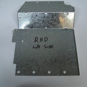 Chapa de reparación para el paso de rueda en acabado galvanizado