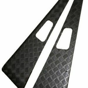Placa de protección de aluminio texturizado para las aletas